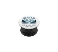 Alaska Dove il Silenzio è Infinito e il Cielo è Più Vicino PopSockets PopGrip Adesivo