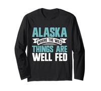 Alaska Dove Le Cose Selvagge Sono Ben alimentate in Alaska Maglia a Manica