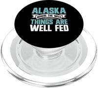 Alaska dove le cose selvagge sono ben alimentate in Alaska PopSockets PopGrip per MagSafe