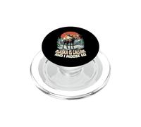 Alaska Is Calling And I Moose Go Retro Vintage Divertente Alaska PopSockets PopGrip per MagSafe