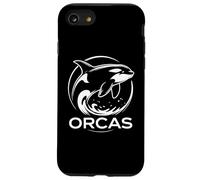 Alaska Retro Ocean Whale Scene Scenic Outdoor Custodia per iPhone SE (2020) / 7/8
