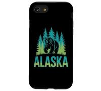 Alaska Retro Sunset Mountain Scene Scenic Outdoor Custodia per iPhone SE (2020) / 7/8