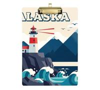 Alaska - Tavoletta rigida trasparente per allenatori di pallavolo e baseball, formato A4, formato A4, 23,5 x 30,5 cm