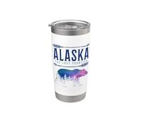 Alaska The Last Frontier Bicchiere termico in acciaio inox doppia parete