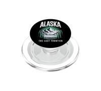 Alaska The Last Frontier, grafica retrò con lago di montagna PopSockets PopGrip per MagSafe
