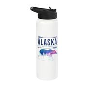 Alaska The Last Frontier Stainless Steel Insulated Water Bottle