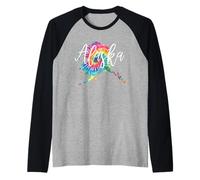 Alaska Tie Dye Maglia con Maniche Raglan