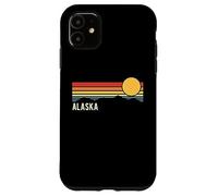 Alaska USA, design retrò in stile tramonto Custodia per iPhone 11