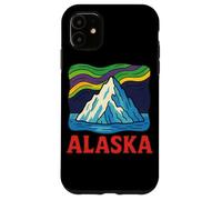 Alaska Wilderness Retro Northern Adventure Midnight Sun Custodia per iPhone 11