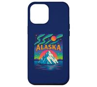 Alaska Wilderness Retro Northern Adventure Midnight Sun Custodia per iPhone 12 Pro Max