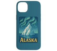 Alaska Wilderness Retro Northern Adventure Midnight Sun Custodia per iPhone 14 Plus