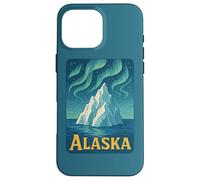 Alaska Wilderness Retro Northern Adventure Midnight Sun Custodia per iPhone 16 Pro Max