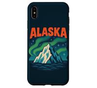 Alaska Wilderness Retro Northern Adventure Midnight Sun Custodia per iPhone XS Max