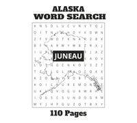 ALASKA Word Search: Arctic Wilderness | 49th State | Word Searches With Easy To Read Print about Polar Paradise, Yukon Empire and More | 6.9 Inches, ... Gift for Vacations, Holidays, and Free Times