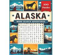Alaska Word Search Puzzle Book: Large-Print Arctic Brain Games and Travel Fun | Explore Glaciers, Wildlife, Native Culture & Natural Wonders in Alaska
