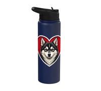 Alaskan Klee Kai Cuore Stainless Steel Insulated Water Bottle
