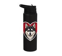 Alaskan Klee Kai Cuore Stainless Steel Insulated Water Bottle