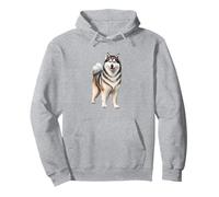 Alaskan Malamute Amante dei Cani Proprietario di Animali Domestici Cucciolo Carino Felpa con Cappuccio