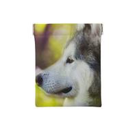 Alaskan Malamute Bokeh Animali Cani Carini, Spremere il portafoglio superiore da donna Borsa portaoggetti Piccola portamonete Portamonete
