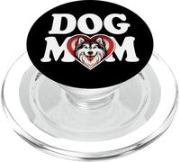 Alaskan Malamute Dog Mom Cute Malamute Puppy Amante Donna PopSockets PopGrip per MagSafe