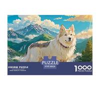 Alaskan Malamute1000 Pezzi Per Adulti Puzzle Impegnativo E Difficile Per Straordinario- Perfettopet Dog Per Appassionati Di Esperti Educa Rilassamento - Per Gioco Familiare38x26cm/1000p
