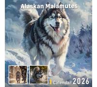 Alaskan Malamutes Calendar 2026: A Yearly Companion with Bold and Fluffy Winter Explorers