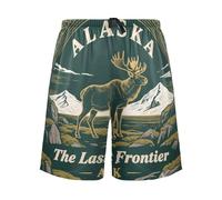 Alaska's Last Frontier - Pigiama da uomo, comodo, per Natale, pigiama da uomo, L'ultima frontiera dell'Alaska, S