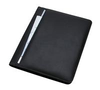 Alassio 43006-1 - Cartella portadocumenti formato A4 CREMONA in nappa, 32 x 25 x 2 cm, con calcolatrice, blocco A4 e tasche