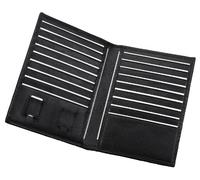 Alassio - Alassio etui de cartes de visite/credit, cuir, noir