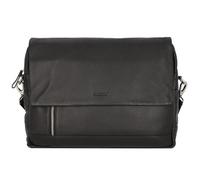 Alassio Cartella Messenger Vera Pelle 38 cm Vano porta PC nero
