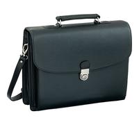 ALASSIO Cartella per documenti in similpelle Juscha 40x15x32 cm nero 92011