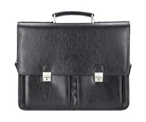 Alassio Cartella Veneto in pelle 42 cm scomparto per laptop nero