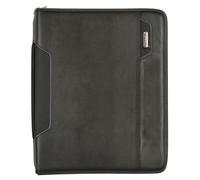 Alassio TabletPC Salerno A4 Organiser Black Faux Leather