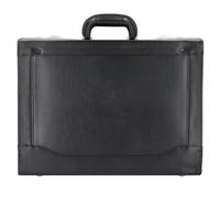 Alassio Trolley pilota Vera Pelle 45 cm Vano porta PC nero
