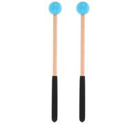 Alasum 1 paio di bacchette per xilofono: bacchette per glockenspiel, per percussioni, per tamburo con lingua e impugnatura in legno - strumento musicale per l'apprendimento degli studenti in