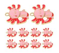 Alasum 10 Pezzi Ciondoli Axolotl in Lega per Gioielli Fai da Te, Pendenti Animaletti per Collane, Bracciali e Portachiavi, e Appassionati Anime, per Viaggi e Lavori Creativi