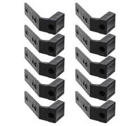 Alasum 10 Pezzi Ganci J in Plastica per Squat Rack Supporto Orizzontale per Bilanciere Organizer da Parete per Attrezzature Palestra Ganci Multifunzionali per Accessori Weight Rack