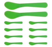 Alasum 10 Pezzi Spatole per Maschera Viso in Pp 15cm Strumenti per Applicazione Trucco e Campionamento Cosmetici per Donna Colore Casuale