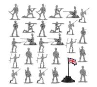 Alasum 100 Pezzi Miniature Soldati per Tavoli da Sabbia Modelli di Persone Realistiche in Miniatura Statuette per per Decorazioni Micro Paesaggi Set Compatto Resistente e Sicuro per