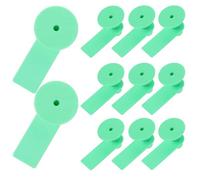 Alasum 100 set Targhette Auricolari per Bestiame in Tpu Resistente Etichette Orecchie UV Resistenti per Identificazione Pecore Bovini Maiali Leggere e Durevoli per Animali da Fattoria