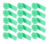 Alasum 100 set Targhette Auricolari per Bestiame Verdi Resistenti e Flessibili per Pecore Caprini Bovini Suini Identificazione Animali da Fattoria Dimensione Ottimale per Dolore