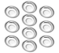 Alasum 10pezzi Piastra in Acciaio Inossidabile per Pellet di Fumo Vassoio Multiuso per Riprese Cinematografiche Supporto per Effetti Speciali in Acciaio Inossidabile per Servizi