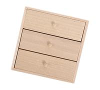 Alasum 12 per Casa delle Bambole Tre Cassetti Decorazione per Mobili in Miniatura Accessorio Versatile per Scene di Camera da Letto