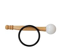 Alasum 1pezzi Bacchetta per Percussioni Ciotola Tibetana Bacchetta per Rappare Ciotola di Cristallo Strumenti Musicali in Gomma per Terapia del Suono Accessori per Uso Domestico