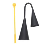 Alasum 1set Campane Agogo Strumento Musicale Tradizionale Due Toni Con Bacchetta Strumento Per Percussioni Piccole