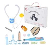 Alasum 1set Giocattolo Imitazione Veterinario Strumenti Per Gioco Educativo e Simulazione Animali Per Ragazzo Ragazza Gioco Di Ruolo Creativo e Responsabile
