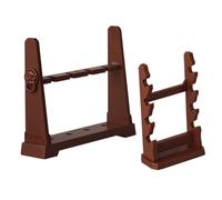 Alasum 2 Mini Sword Display Stand Multi Layer Holder For Miniature Swords And Collectibles Stable Table Rack For Dollhouse Accessories And Skillbuilding Assembly