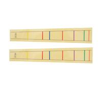 Alasum 2 Pezzi Adesivi per Posizione Dita Violoncello 3/4, Set da 2 Indicatori Tastiera Colorati per Apprendimento Note, Guide Rimovibili per Principianti e Studio Posizioni Avanzate