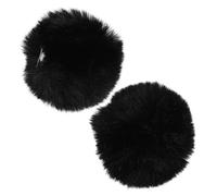 Alasum 2 Pezzi Code di Coniglio Cosplay in Peluche Morbido con Spilla Nera, Accessori per Costume da Coniglio per Feste in Maschera e Eventi a Tema Animale