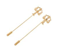 Alasum 2 Pezzi Spilla Bilancia della Giustizia Dorata in Lega Design Classico e Stile Raffinato, Accessorio Elegante per Abiti e Borse Natalizie